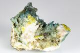 Blue-Green Plumbogummite on Pyromorphite - Yangshuo Mine, China #177162-1
